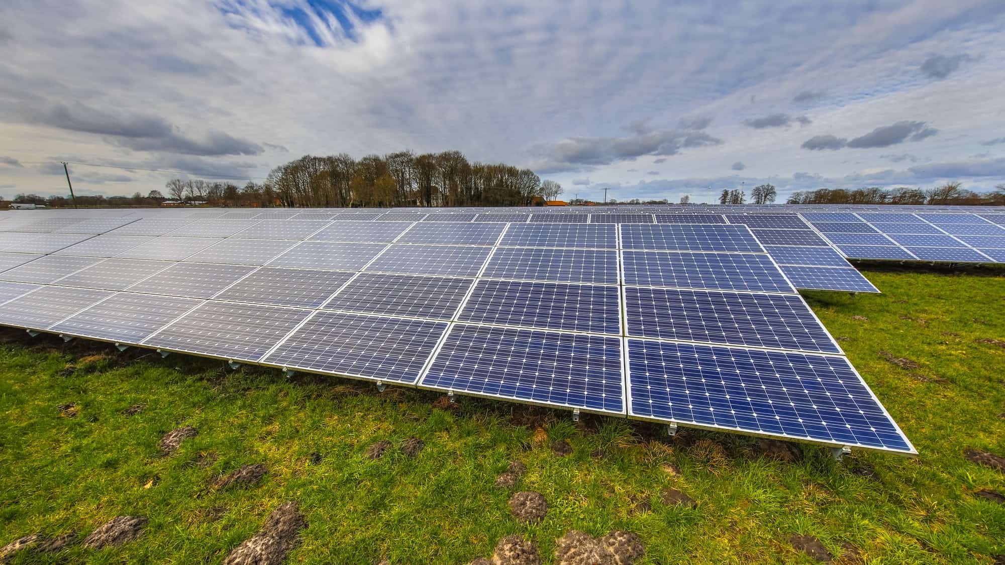 solar panels of a photovoltaic system